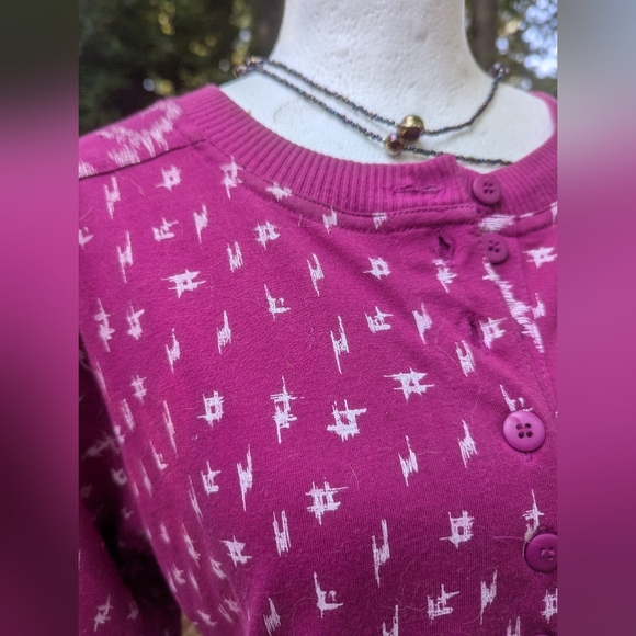 Vintage Carole Little for St. Tropez Wear Size Medium Pink V-Neck PulloverTop - Picture 2 of 7